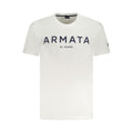 White cotton men's T-shirt by Armata Di Mare, lightweight and casual with a classic fit and subtle branding details.