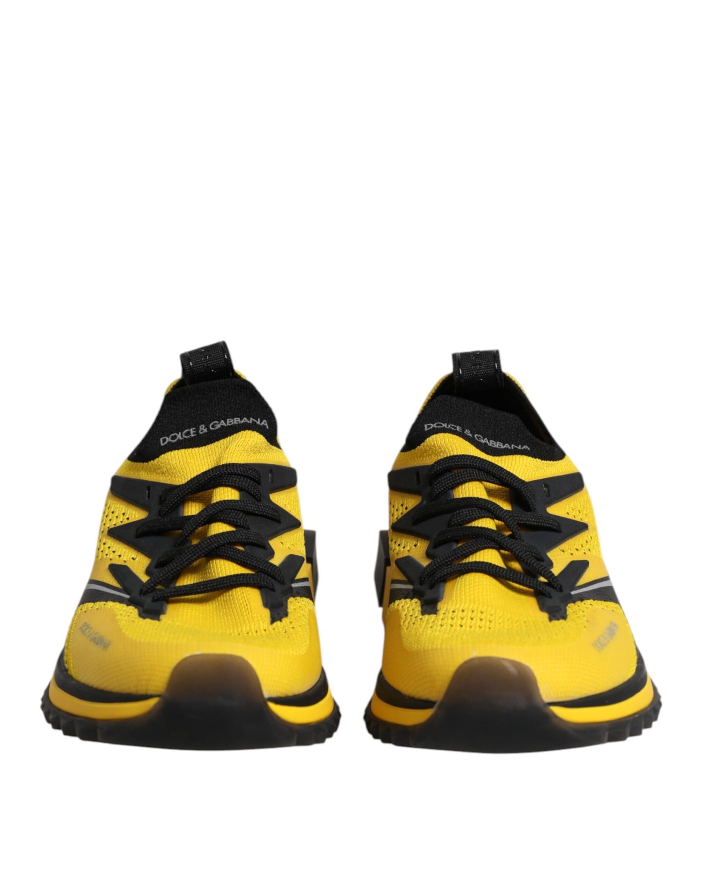 Dolce & Gabbana Yellow SORRENTO Sport Stretch Sneakers Shoes Dolce & Gabbana