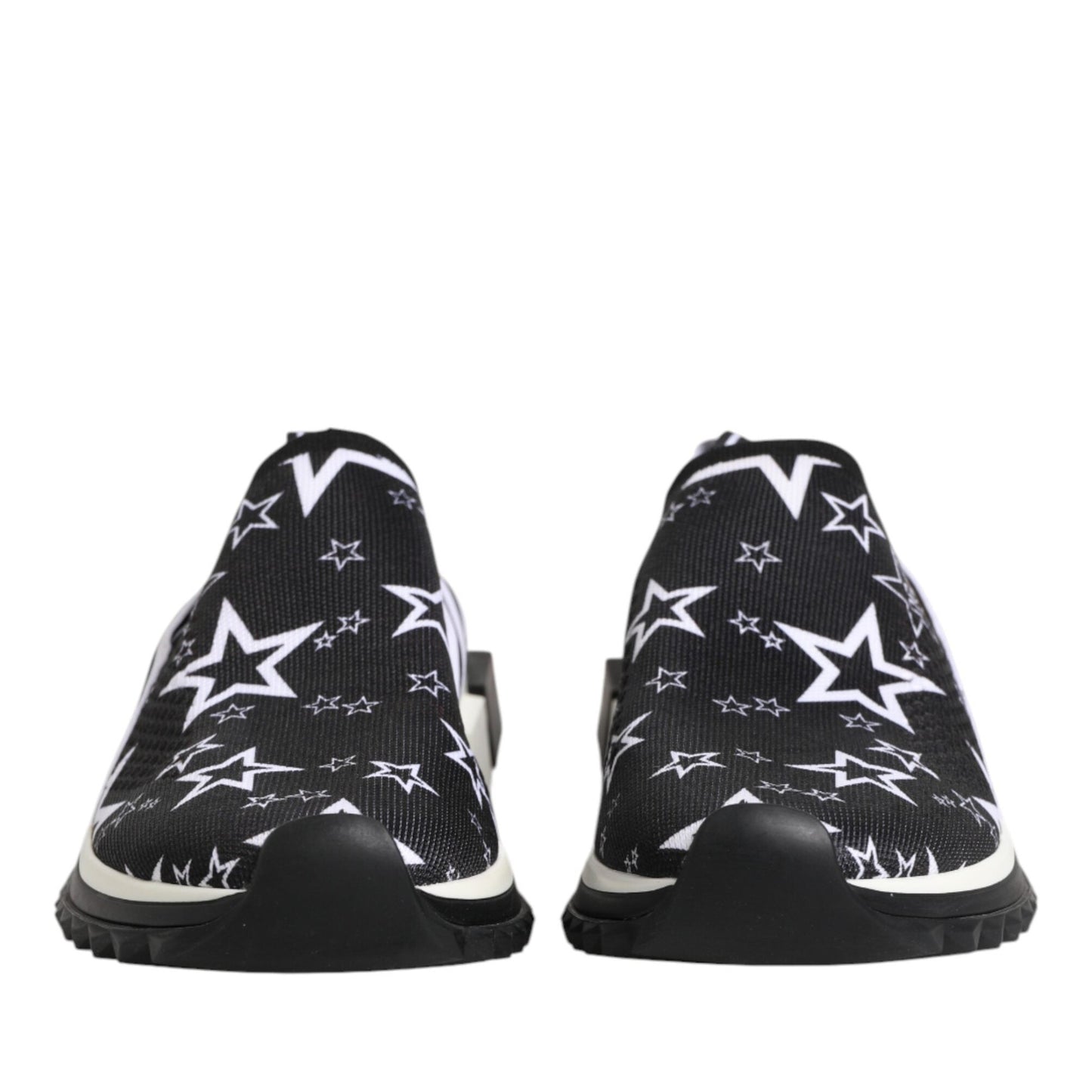 Dolce & Gabbana Black White Sorrento Low Top Sneakers Shoes Dolce & Gabbana