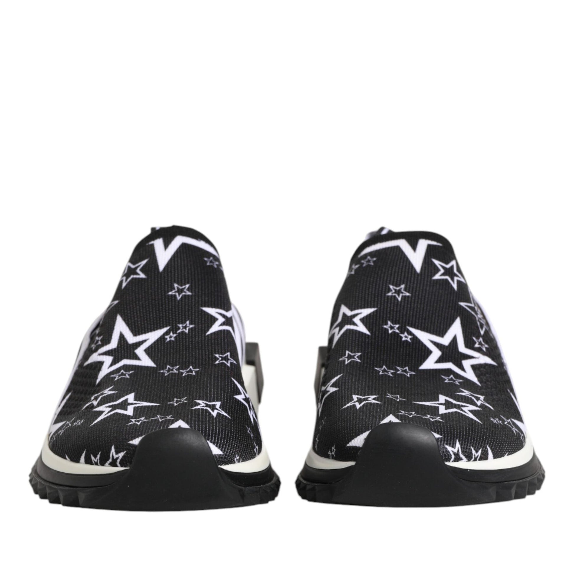 Dolce & Gabbana Black White Sorrento Low Top Sneakers Shoes Dolce & Gabbana