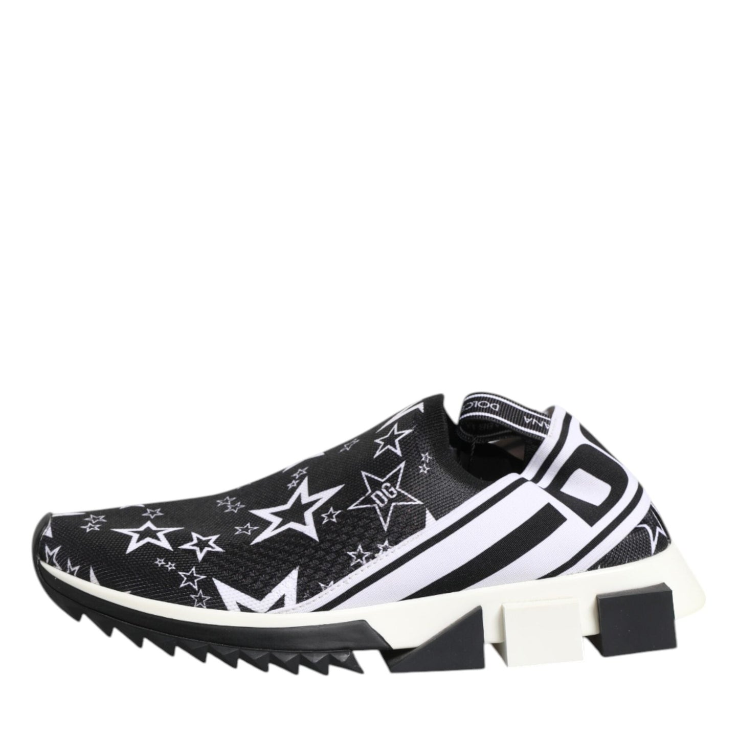 Dolce & Gabbana Black White Sorrento Low Top Sneakers Shoes Dolce & Gabbana