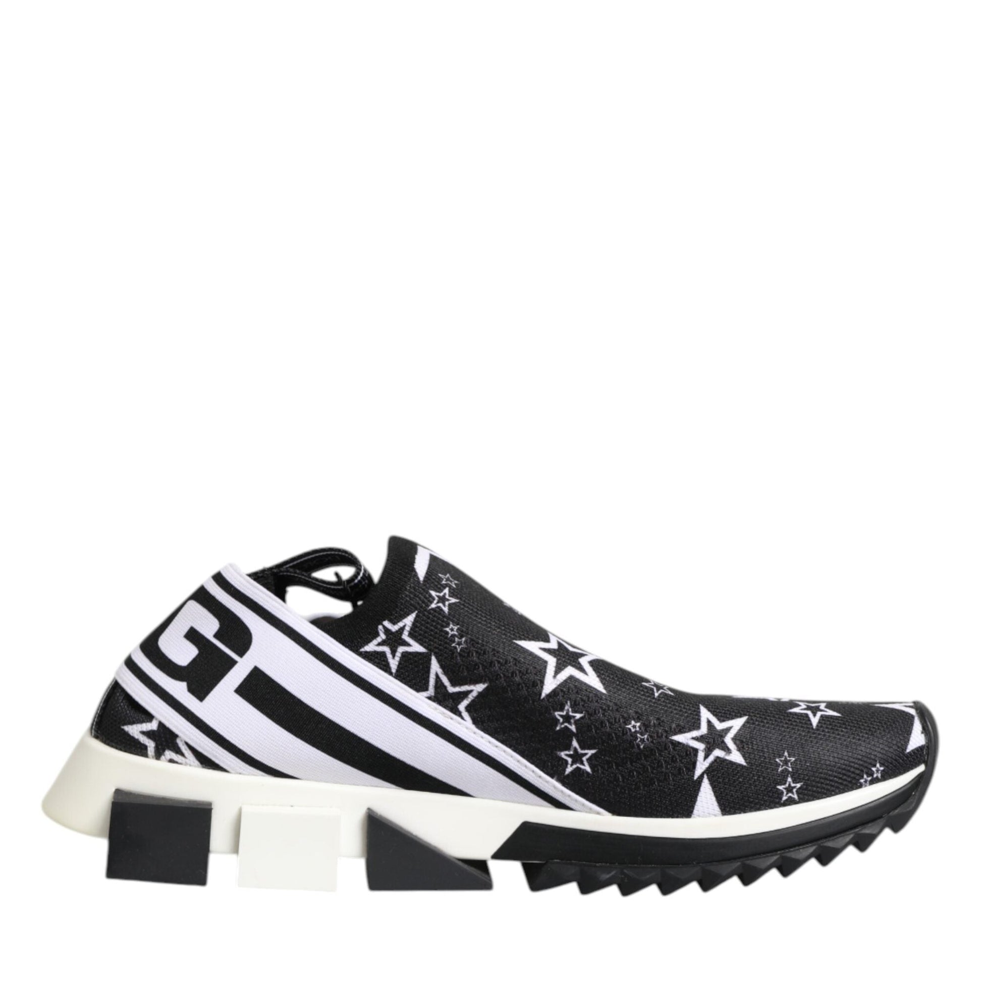 Dolce & Gabbana Black White Sorrento Low Top Sneakers Shoes Dolce & Gabbana