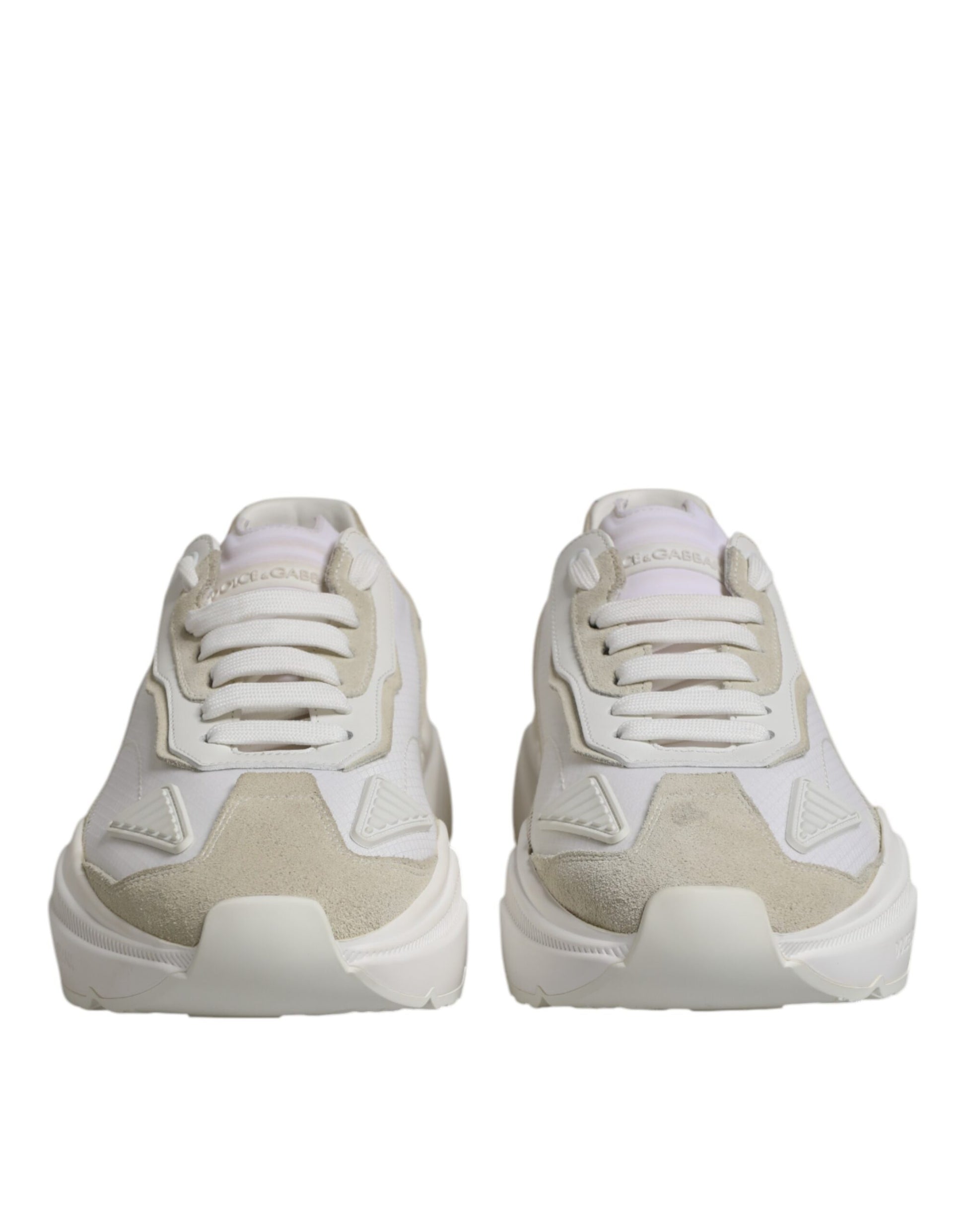 Dolce & Gabbana White Low Top Daymaster Men Sneakers Shoes Dolce & Gabbana