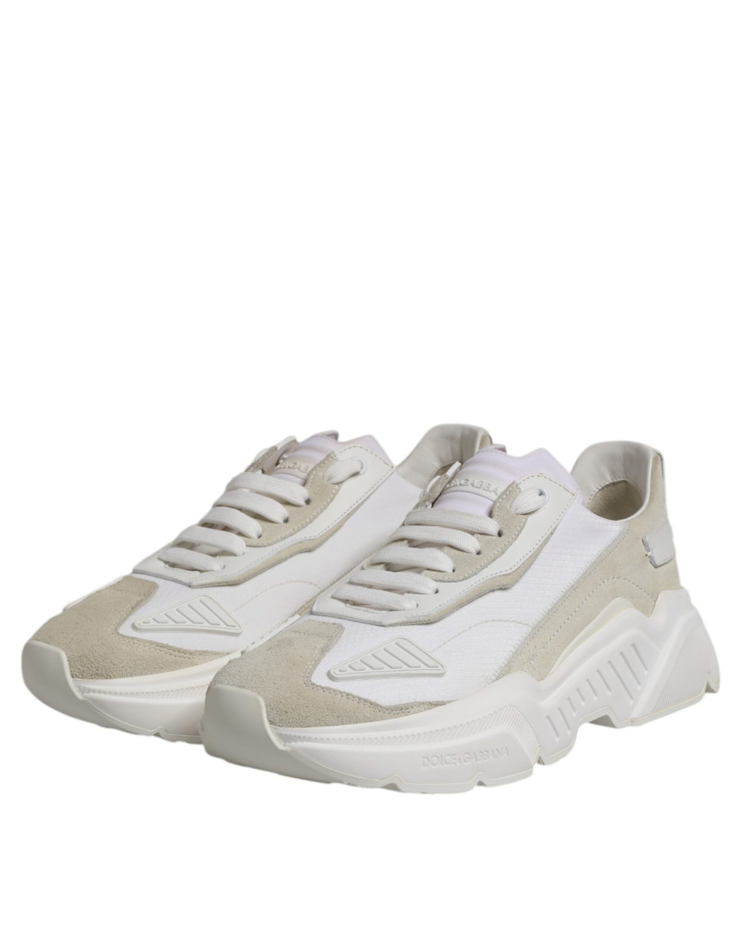 Dolce & Gabbana White Low Top Daymaster Men Sneakers Shoes Dolce & Gabbana