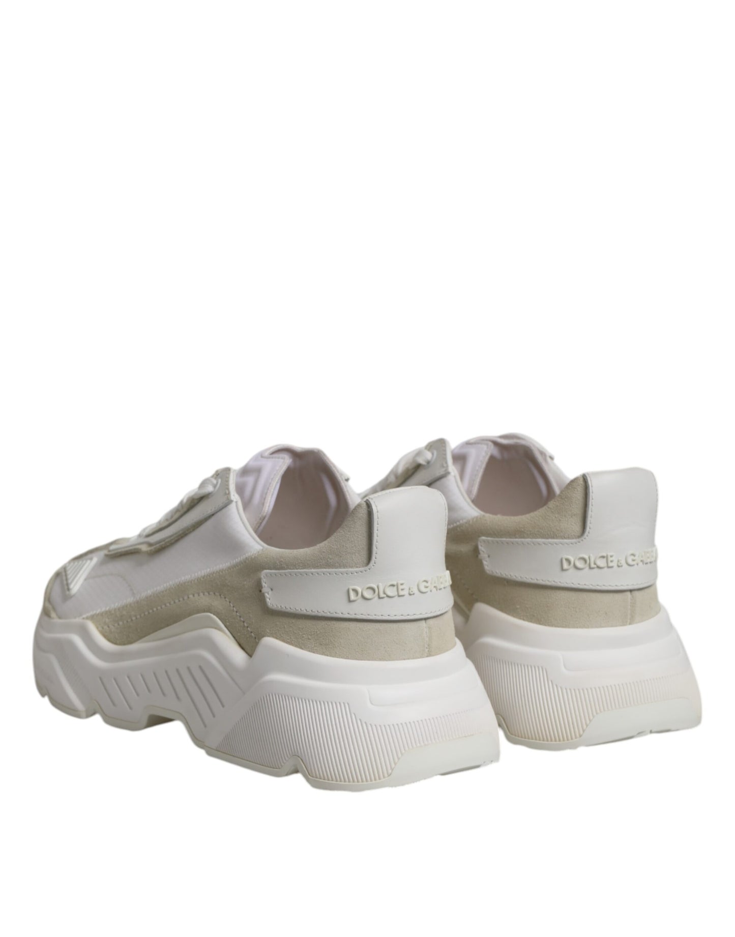Dolce & Gabbana White Low Top Daymaster Men Sneakers Shoes Dolce & Gabbana