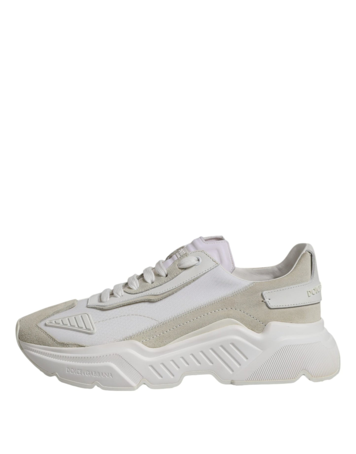 Dolce & Gabbana White Low Top Daymaster Men Sneakers Shoes Dolce & Gabbana