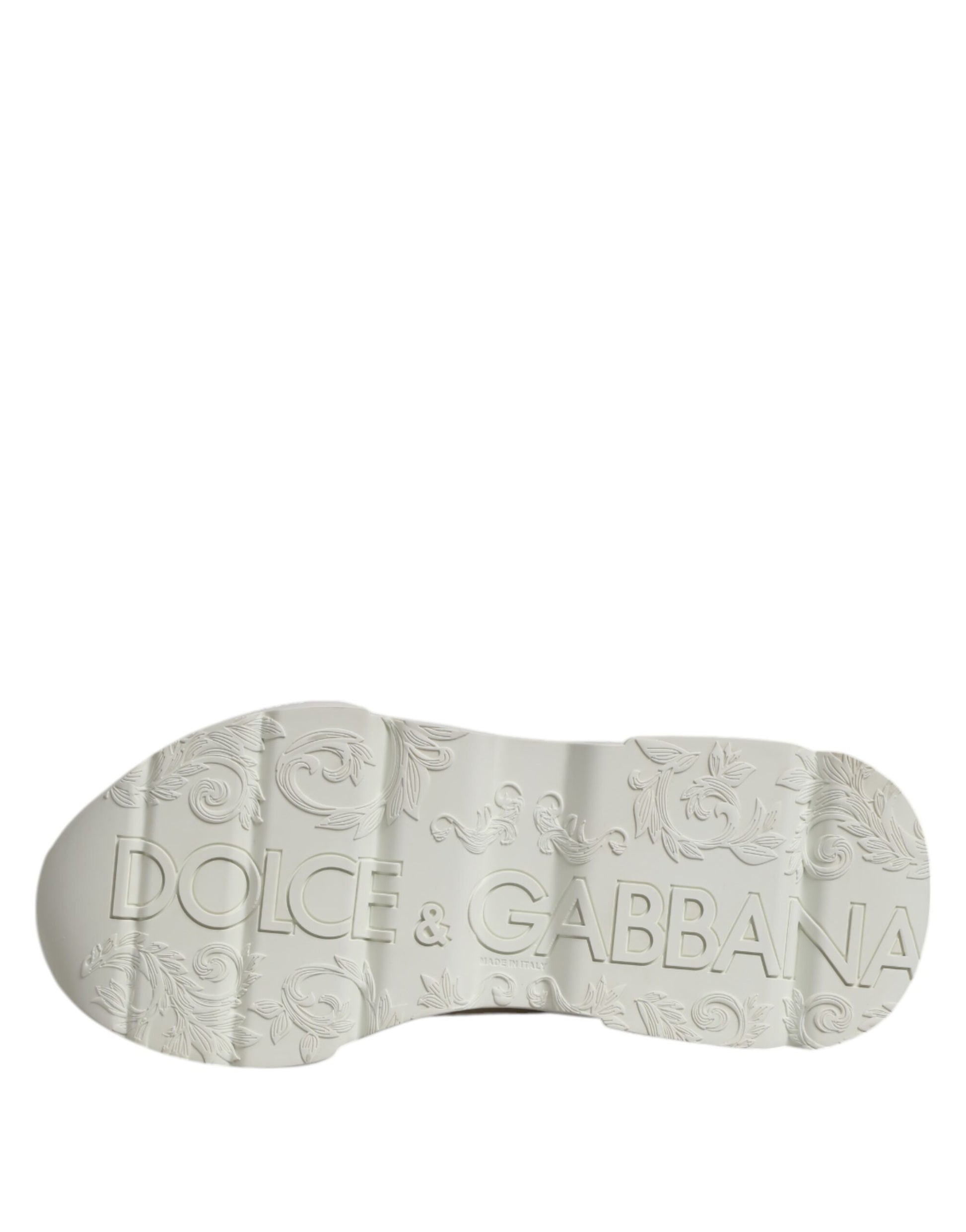 Dolce & Gabbana White Low Top Daymaster Men Sneakers Shoes Dolce & Gabbana