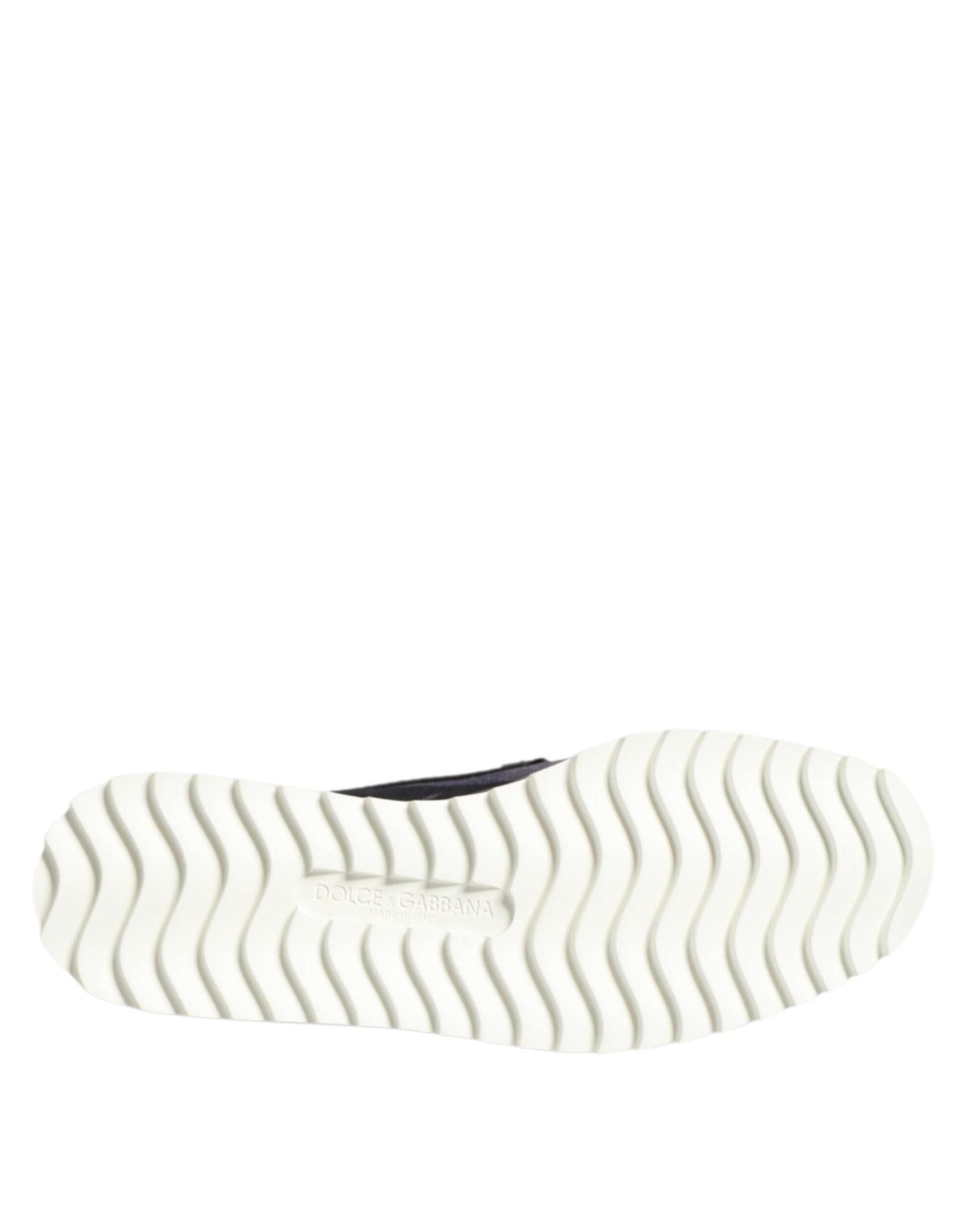 Dolce & Gabbana Black Tropical Slip On Men Sneakers Shoes Dolce & Gabbana