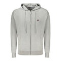 Norway 1963 men's gray cardigan made of polyamide, featuring a classic knit design and button closure.