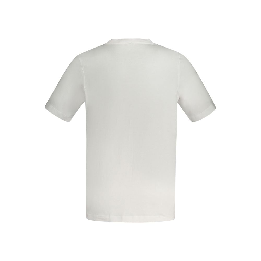 Kappa White Cotton Men T-Shirt Kappa
