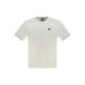 North Sails Bianco cotton men's T-shirt featuring a classic crew neck and minimalist design, displayed on a plain background.