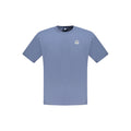 Blue cotton men's T-shirt by North Sails, featuring a classic crew neckline and minimalist design.