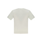 North Sails Bianco Cotton Men’s T-Shirt featuring a classic crew neck and short sleeves, made from soft white cotton fabric.