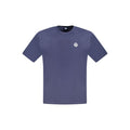 Blue cotton men's T-shirt by North Sails, featuring a classic fit and crew neckline, shown on a plain background.