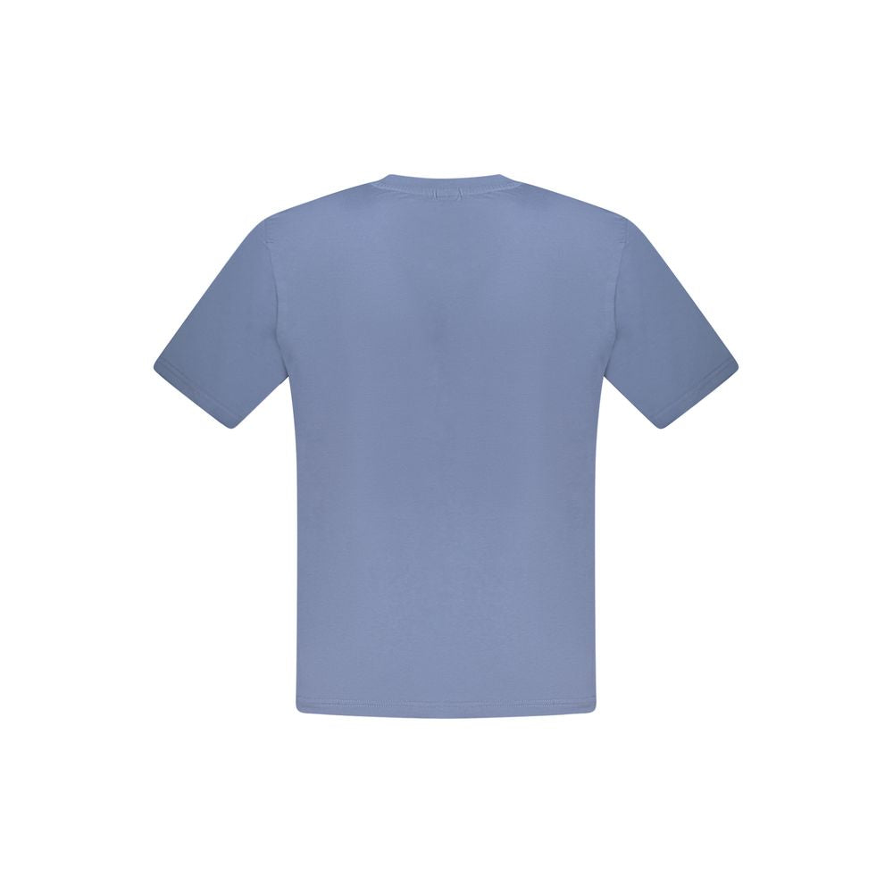 Blue cotton men's T-shirt by North Sails, featuring a comfortable fit and casual style, shown on a plain background.