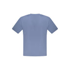 Blue cotton men's T-shirt by North Sails, featuring a comfortable fit and casual style, shown on a plain background.