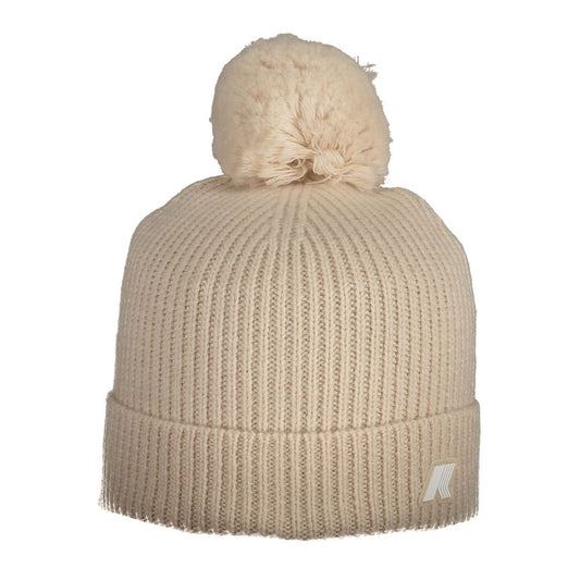 K-WAY Pink Wool Women Hat K-WAY