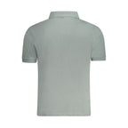 North Sails Verde cotton men's polo shirt, green color, classic fit with collar and short sleeves, casual men's apparel.