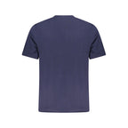 Blue cotton men's T-shirt from North Sails featuring a classic fit and subtle branding on the chest.