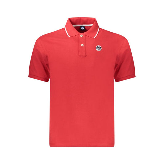 North Sails Rosso Cotton Men Polo North Sails