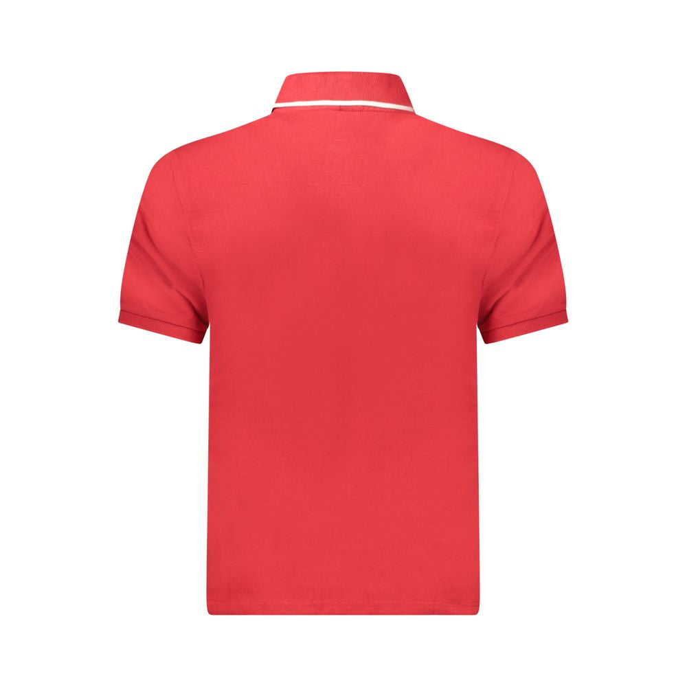 North Sails Rosso Cotton Men’s Polo shirt, navy blue with collar and short sleeves, casual and stylish men's clothing.