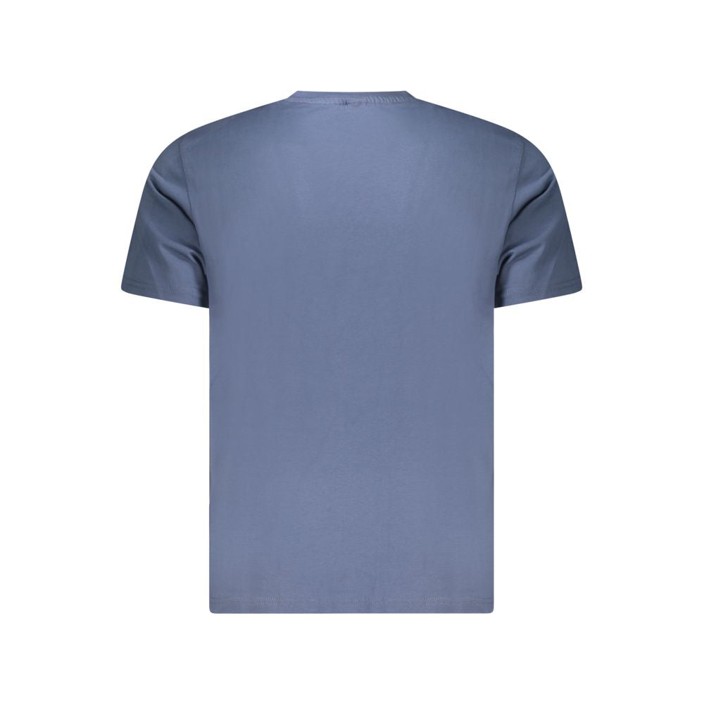 Blue North Sails cotton men’s T-shirt with a crew neck and short sleeves, featuring subtle branding and a comfortable fit.
