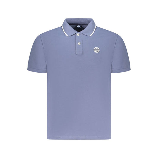 North Sails Blu Cotton Men Polo North Sails
