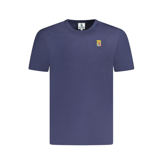 Marina Militare Blue Cotton T-Shirt Marina Militare