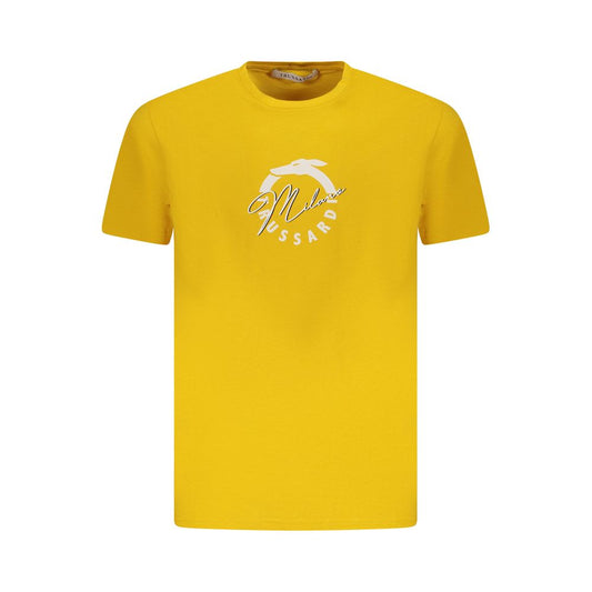 Trussardi Yellow Cotton Men T-Shirt Trussardi