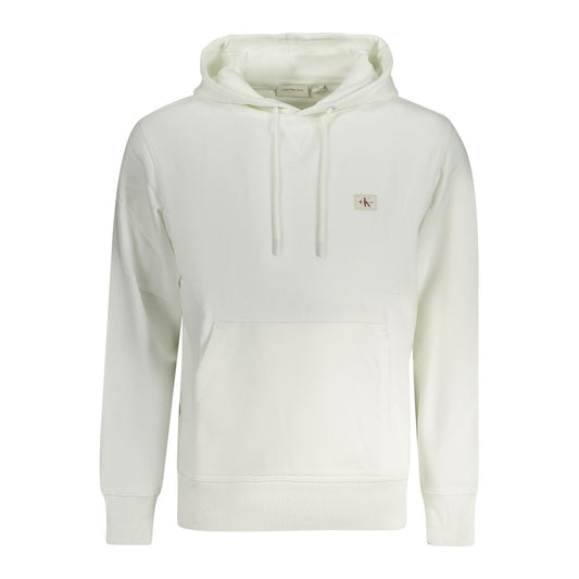 Calvin Klein White Cotton Men Sweater Calvin Klein