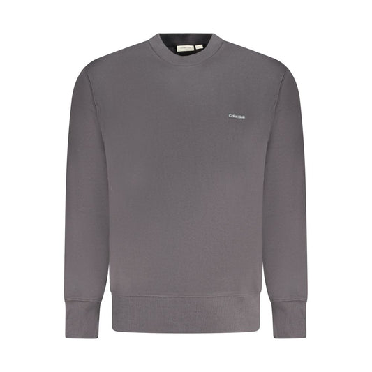 Calvin Klein Black Cotton Men Sweater Calvin Klein