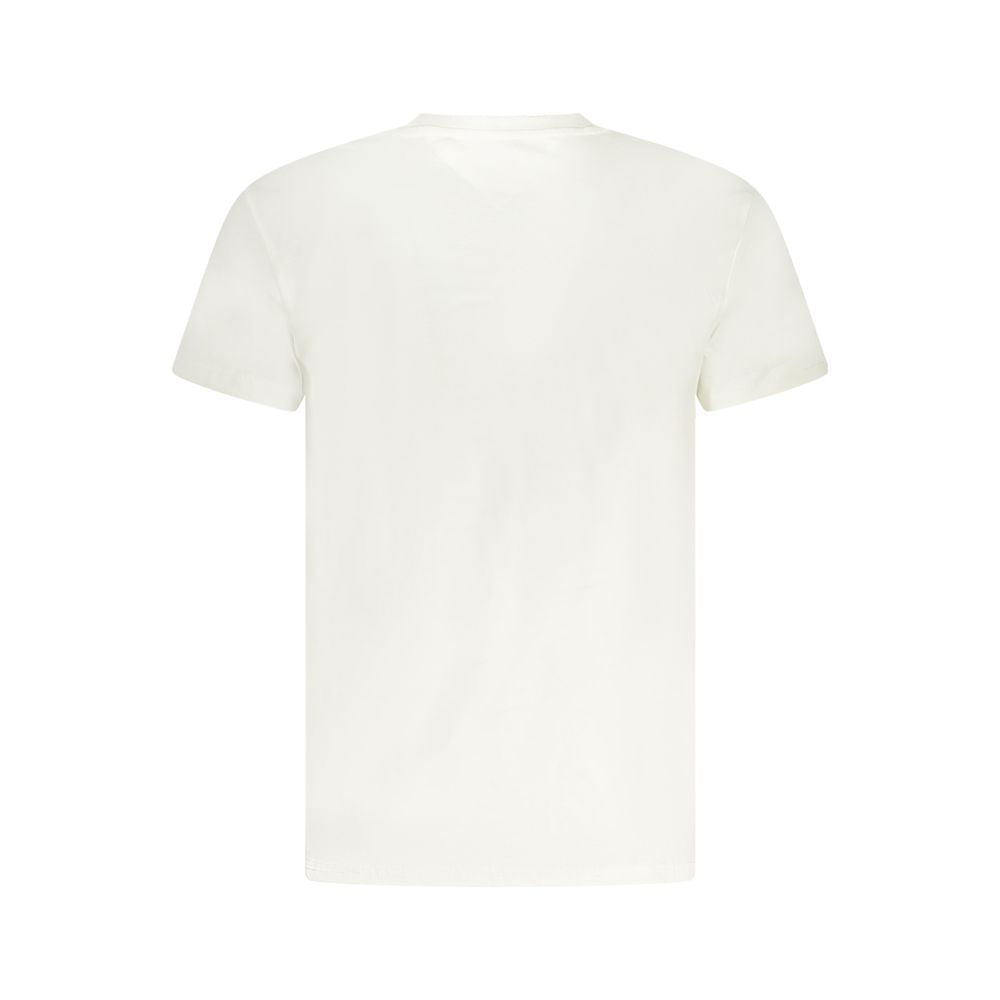 Tommy Hilfiger White Cotton Mens T-Shirt Tommy Hilfiger