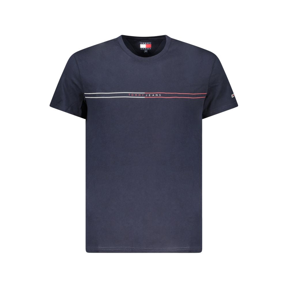 Tommy Hilfiger Blue Cotton Men T-Shirt - Eljoys Fashion 