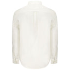 Tommy Hilfiger White Cotton Men Shirt Tommy Hilfiger