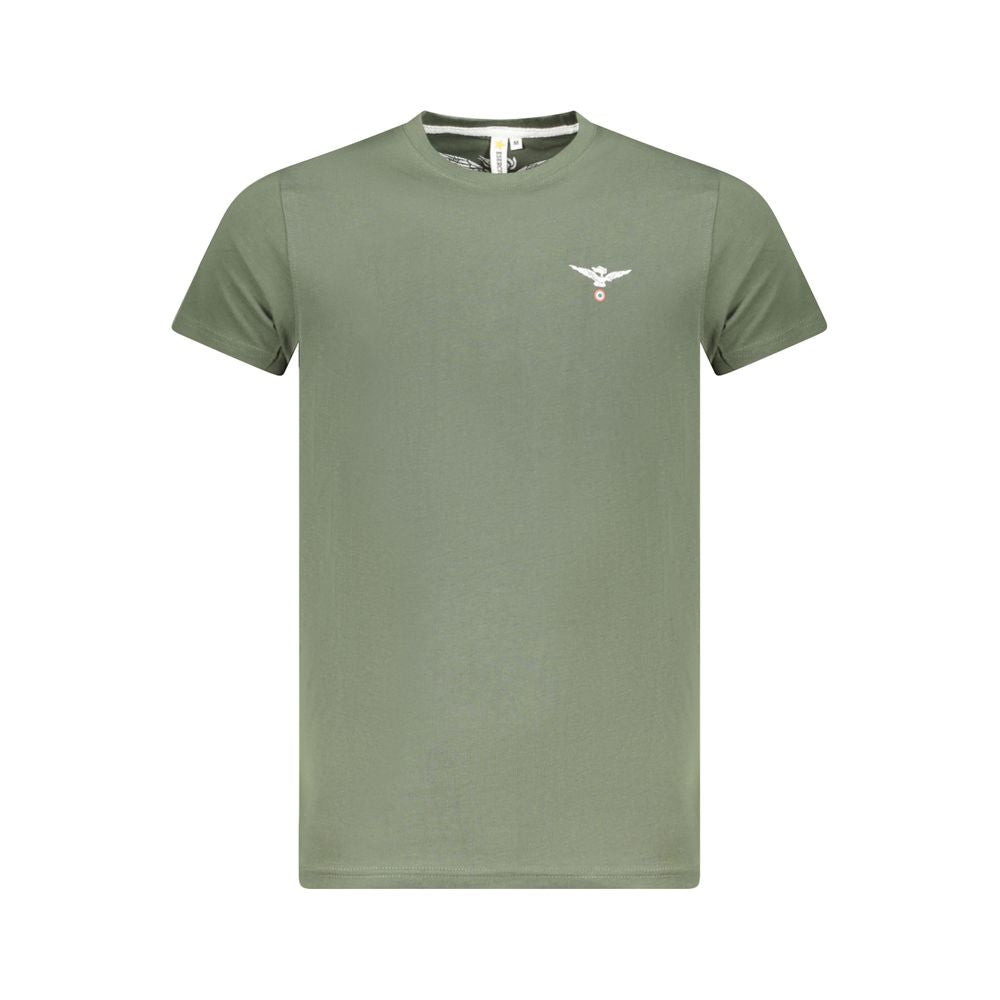 Accademia Militare Green Cotton T-Shirt Accademia Militare