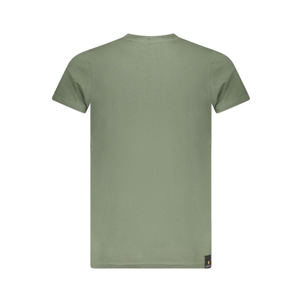 Accademia Militare Green Cotton T-Shirt Accademia Militare