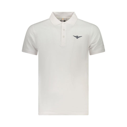 Accademia Militare White Cotton Polo Shirt Accademia Militare