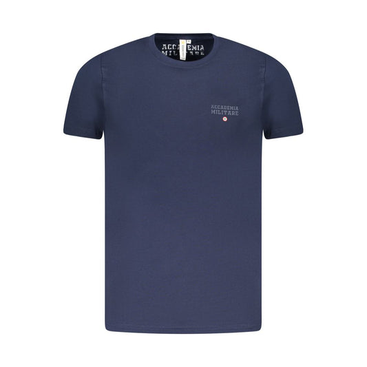 Accademia Militare Blue Cotton T-Shirt Accademia Militare