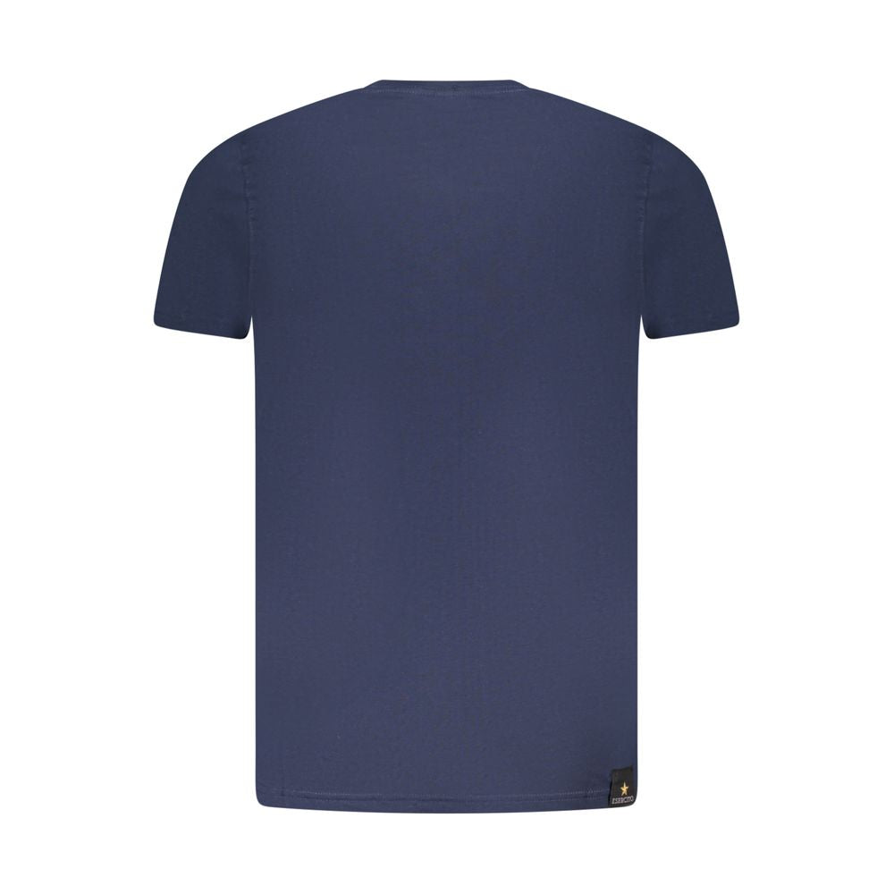 Accademia Militare Blue Cotton T-Shirt Accademia Militare