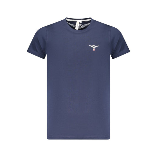 Accademia Militare Blue Cotton T-Shirt Accademia Militare