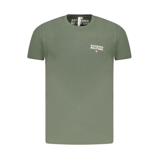Accademia Militare Green Cotton T-Shirt Accademia Militare