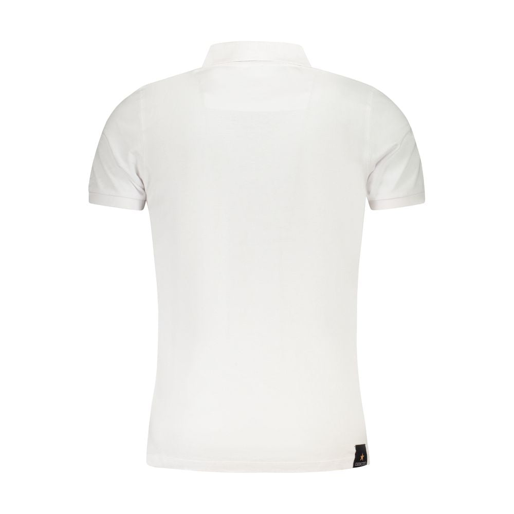 Accademia Militare White Cotton Polo Shirt Accademia Militare