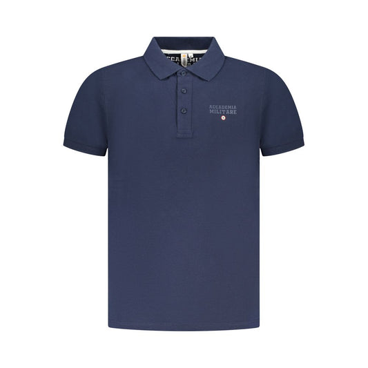Accademia Militare Navy Cotton Men Polo Accademia Militare