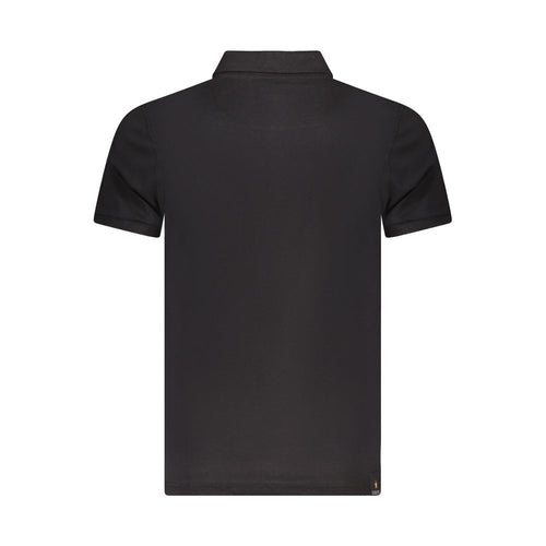 Accademia Militare Black Cotton Men Polo Accademia Militare