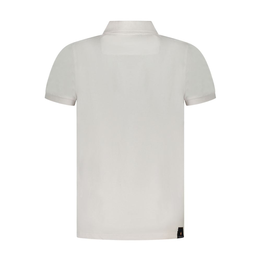 Accademia Militare Bianco Cotton Male Polo Shirt Accademia Militare
