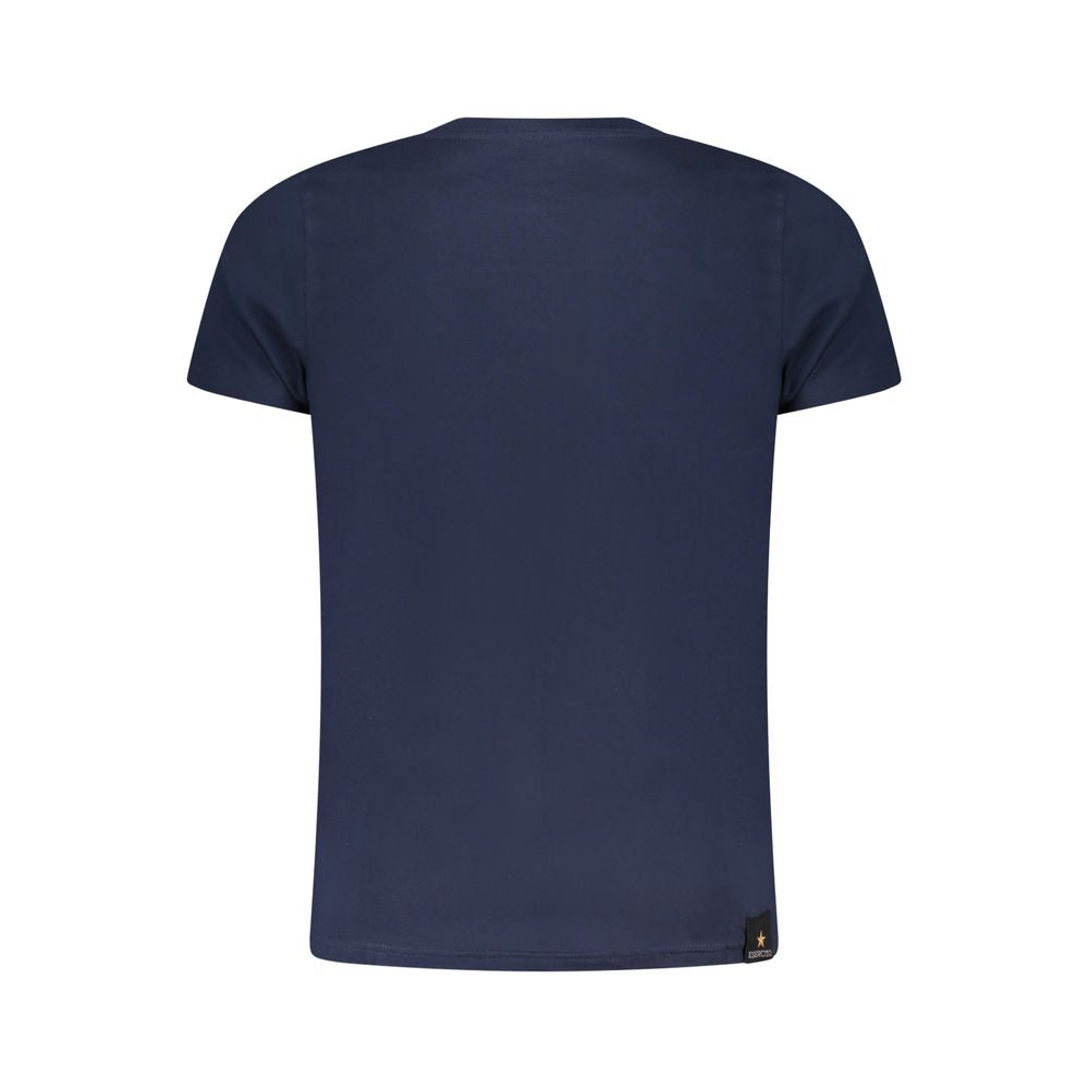Esercito 1659 Blue Cotton T-Shirt Esercito 1659