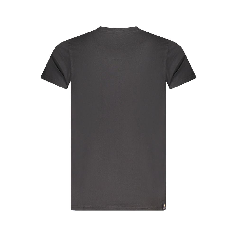Accademia Militare Black Cotton T-Shirt Accademia Militare