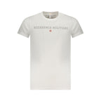 Accademia Militare Bianco Cotton Men T-Shirt Accademia Militare