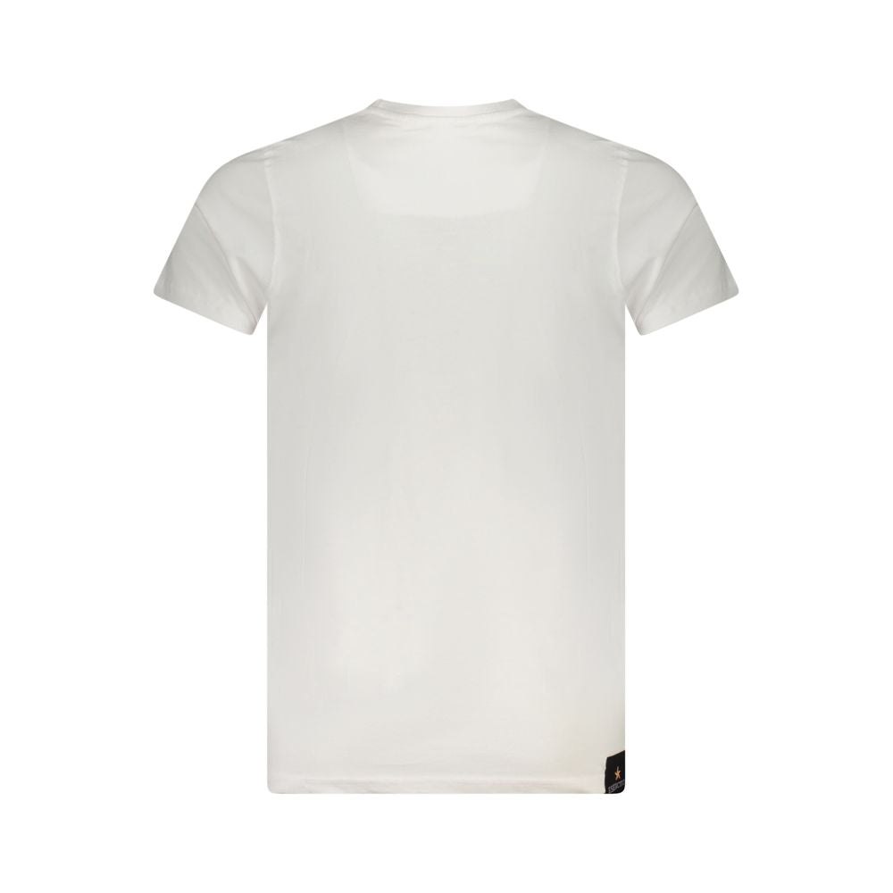 Accademia Militare Bianco Cotton Men T-Shirt Accademia Militare