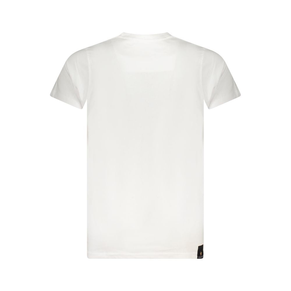 Accademia Militare Bianco Cotton Men T-Shirt Accademia Militare